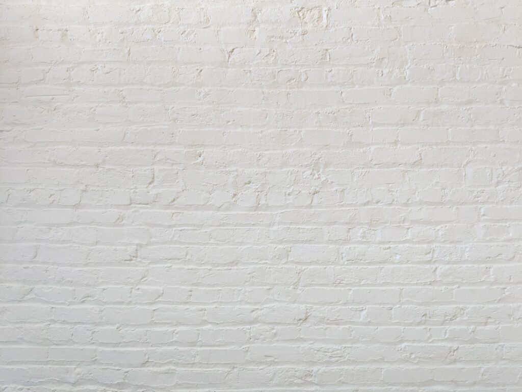 white brick wall